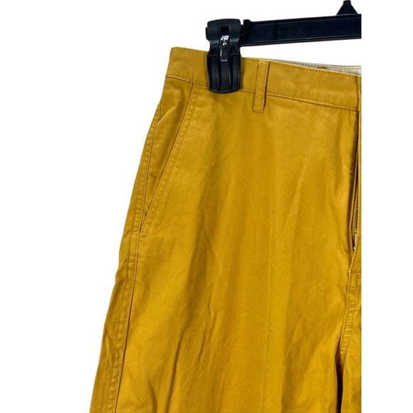 Dockers Men's Icon Tapered Fit Yellow Pants Hemp Blend 33x32 Comfort Vibrant NWT - Picture 9 of 14